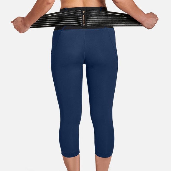 Tommie Copper Adjustable Back Support Ankle Length Leggings - Picture 6 of 9